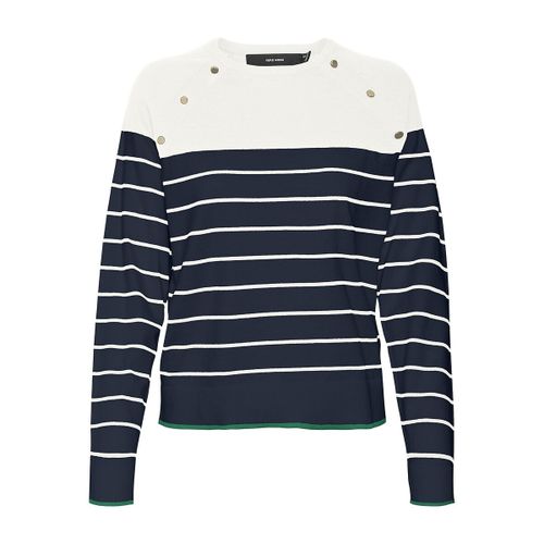 Maglione a righe, dettagli con bottoni - VERO MODA - Modalova