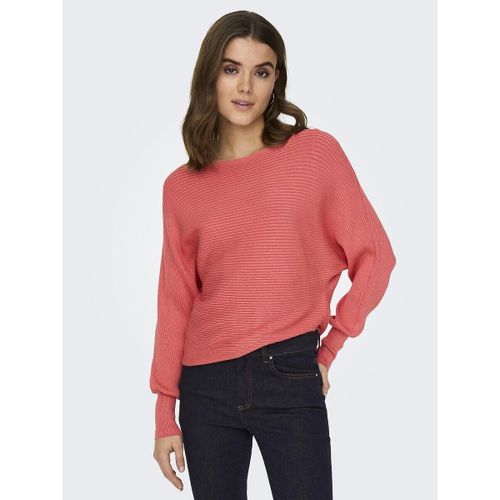 Maglione collo a barchetta in maglia fine - ONLY - Modalova