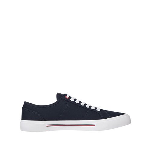 Baskets Vulcanizzate In Tela Uomo Taglie 41 - tommy hilfiger - Modalova