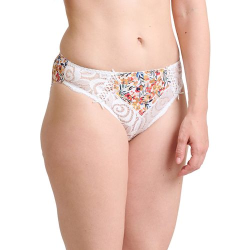 Slip pizzo e microfibra Amelie Print - SANS COMPLEXE - Modalova