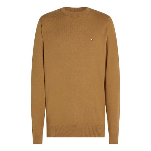 Pull girocollo in cotone pima e cachemire - TOMMY HILFIGER - Modalova