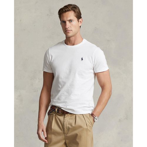 T-shirt Scollo Rotondo In Jersey Di Cotone Uomo Taglie XL - polo ralph lauren - Modalova