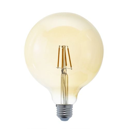 Lampadina Globo Ambra Ø12 Cm, Baulind - la redoute interieurs - Modalova