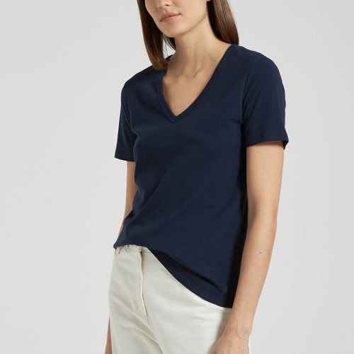 T-shirt L'iconique, Scollo A V, Maniche Corte Donna Taglie XS - petit bateau - Modalova