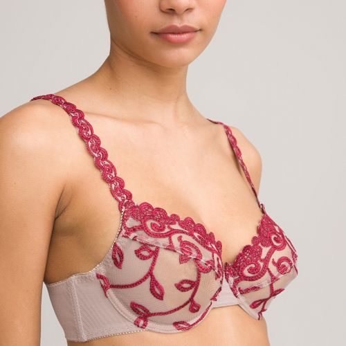 Reggiseno Push-up In Tulle Ricamato Lyssa Donna Taglie 2 B - la redoute collections - Modalova