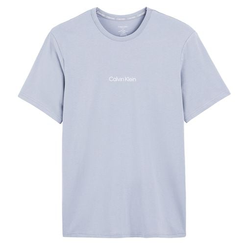 T-shirt Girocollo Logo Al Centro Grigio Uomo Taglie M - calvin klein underwear - Modalova