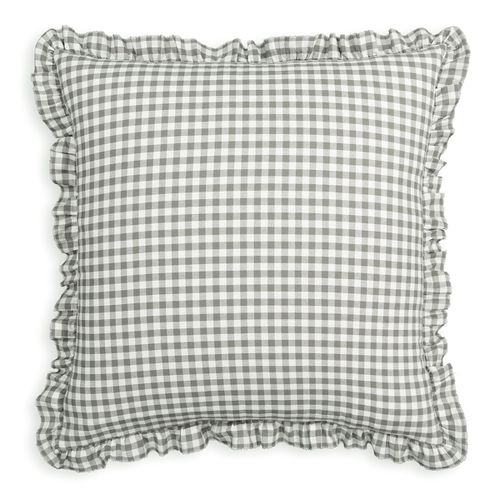 Federa Per Cuscino Cotone Lavato Vichy, Georgette Taglie 65 x 65 cm - la redoute interieurs - Modalova