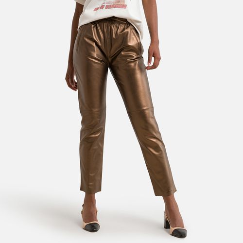 Pantaloni jogpant in pelle GIFT METAL - OAKWOOD - Modalova