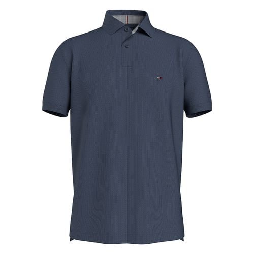 Polo Dritta Maglia Piqué Stretch Uomo Taglie XS - tommy hilfiger - Modalova