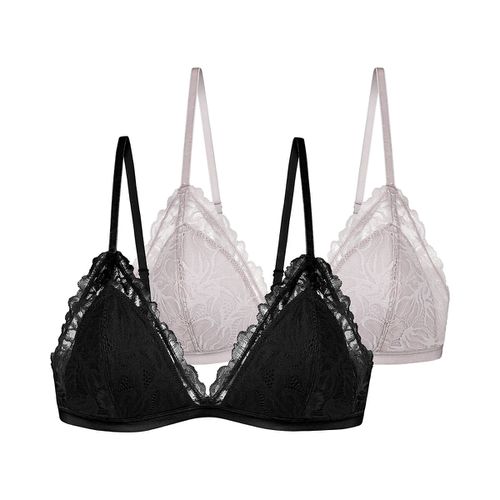 Confezione Da 2 Bralette In Pizzo Trisha Donna Taglie XS - dorina - Modalova