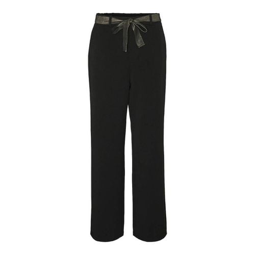 Pantaloni dritti con cintura - VERO MODA - Modalova