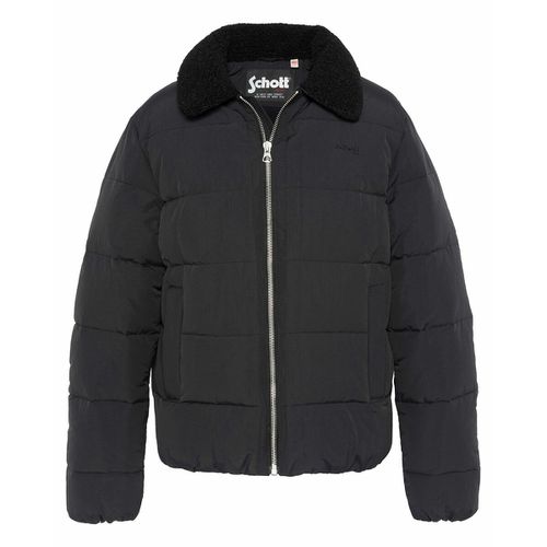 Piumino collo aviatore sherpa - SCHOTT - Modalova