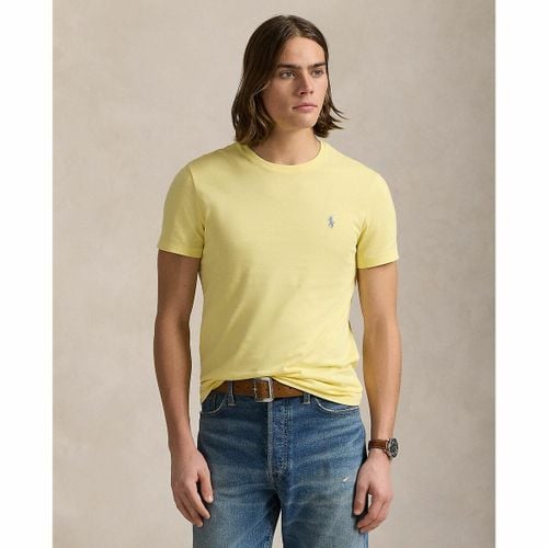 T-shirt scollo rotondo in jersey di cotone - POLO RALPH LAUREN - Modalova