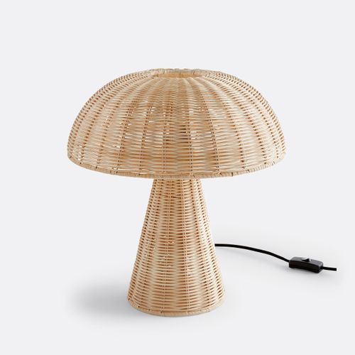 Lampada da tavolo a forma di fungo in vimini, Mirko - LA REDOUTE INTERIEURS - Modalova