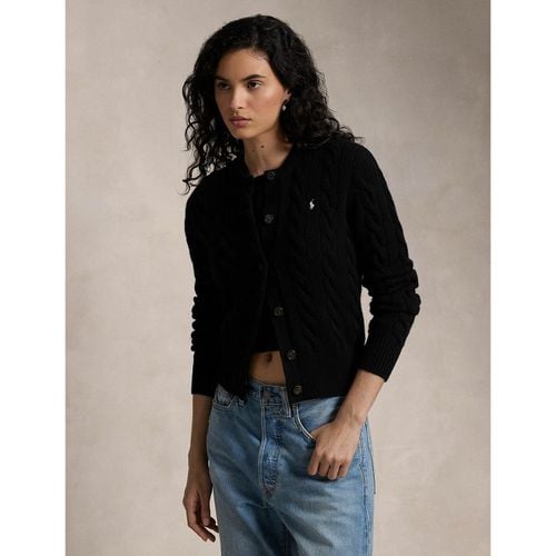 Cardigan A Trecce Girocollo Bottoni Donna Taglie L - polo ralph lauren - Modalova