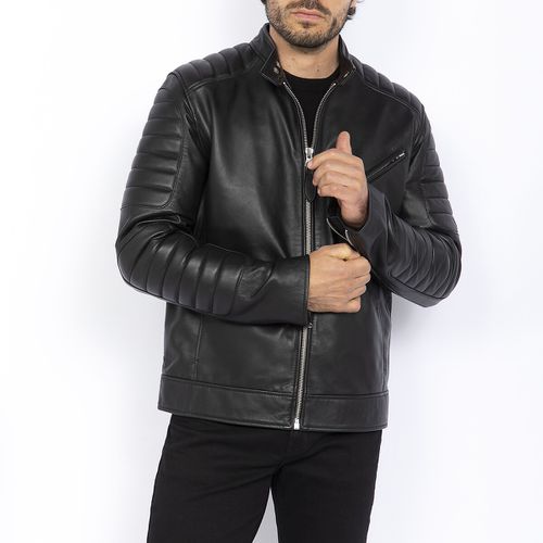 Giacca In Pelle Lc Rider Quilt Uomo Taglie XL - schott - Modalova