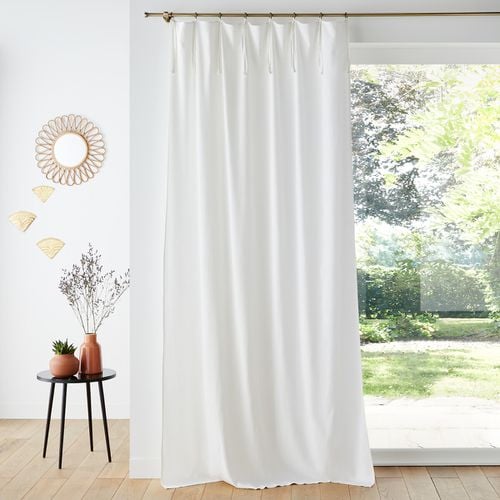 Tenda Lino/viscosa Con Laccetti Odorie Taglie 180 x 135 cm - la redoute interieurs - Modalova