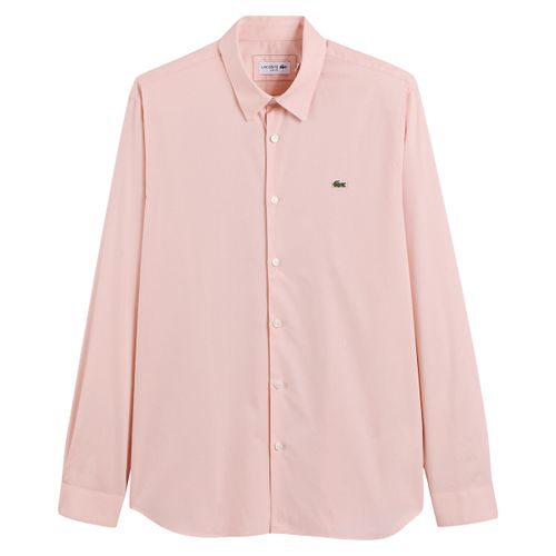 Camicia in popeline maniche lunghe - LACOSTE - Modalova