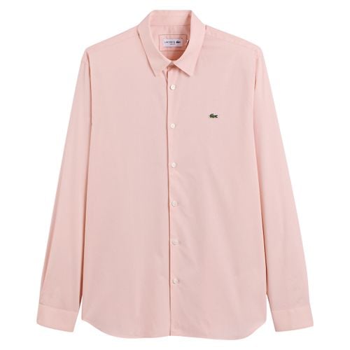 Camicia In Popeline Maniche Lunghe Uomo Taglie 40 - lacoste - Modalova