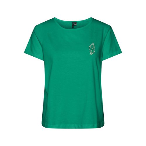 T-shirt Maniche Corte, Scritta Al Petto Donna Taglie XS - vero moda - Modalova