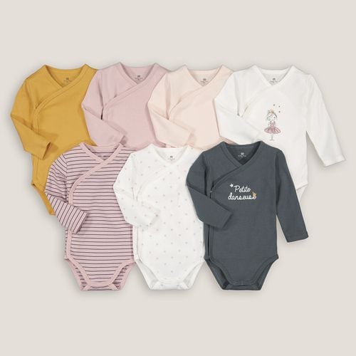 Confezione da 7 body neonato a maniche lunghe - LA REDOUTE COLLECTIONS - Modalova