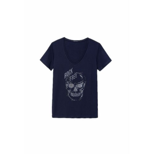 T-shirt Maniche Corte Scollo A V Donna Taglie L - ikks - Modalova