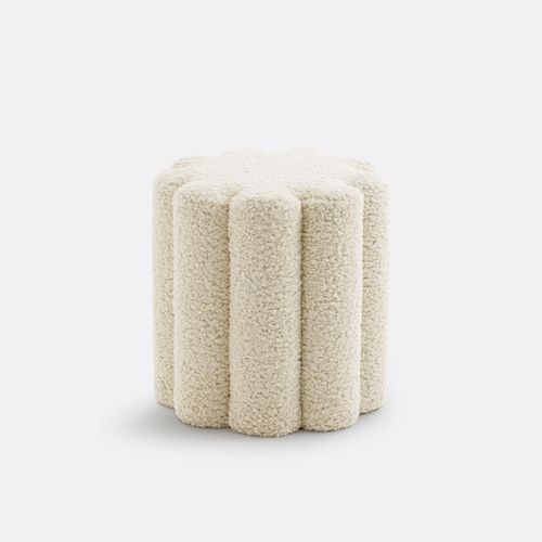 Pouf bouclé ciniglia, Justyna - LA REDOUTE INTERIEURS - Modalova