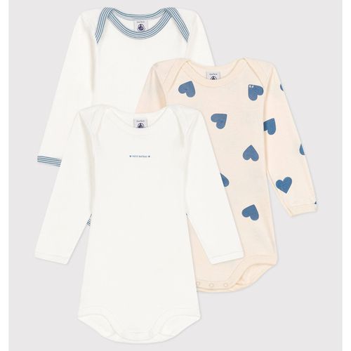 Confezione da 3 body maniche lunghe - PETIT BATEAU - Modalova