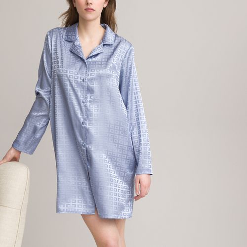 Camicia Da Notte In Satin Jacquard Donna Taglie 36 (FR) - 40 (IT) - la redoute collections - Modalova