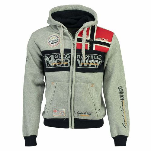 Felpa con cerniera e cappuccio Flyer - GEOGRAPHICAL NORWAY - Modalova