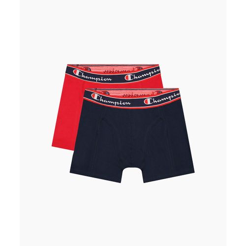 Confezione Da 2 Boxer Tinta Unita Basic Uomo Taglie L - champion - Modalova