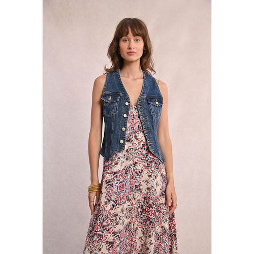 Gilet da abito in denim - MOLLY BRACKEN - Modalova