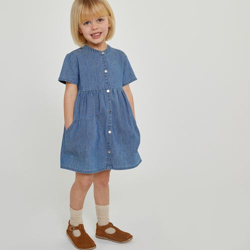 Abito in denim, maniche corte - LA REDOUTE COLLECTIONS - Modalova