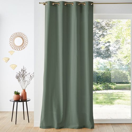 Tenda Velluto Con Occhielli Velvet Taglie 180 x 135 cm - la redoute interieurs - Modalova