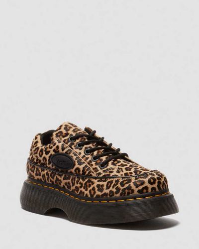 Leder Buzz 5-Ösen Leopard Schuhe in , Größe: 42 - Dr. martens - Modalova