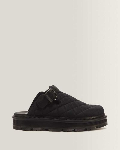 Mules Zebzag Quilted Canvas Con Platform in , Dimensione: 48 - Dr. martens - Modalova