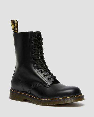 Glatt, Leder Stiefel in , Größe: 44 - Dr. martens - Modalova