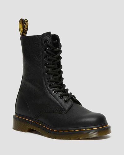 Virginia Leder Hohe Stiefel in , Größe: 42 - Dr. martens - Modalova