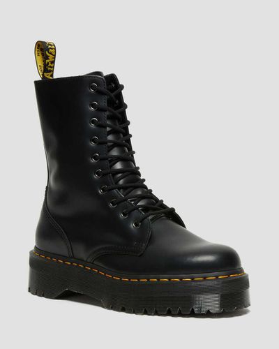 Jadon Hi Plateau Stiefel, Leder in , Größe: 36 - Dr. martens - Modalova