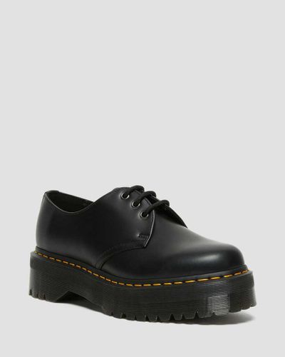 Quad Plateau Schuhe, Leder in , Größe: 42 - Dr. martens - Modalova