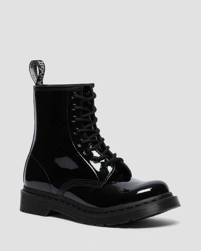 Damen 1460 Mono Patent Stiefeletten, Leder in , Größe: 37 - Dr. martens - Modalova