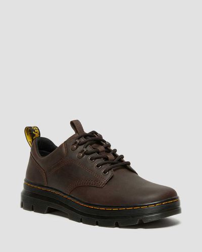 Herren Reeder Crazy Horse Leder Utility Schuhe in , Größe: 40 - Dr. martens - Modalova