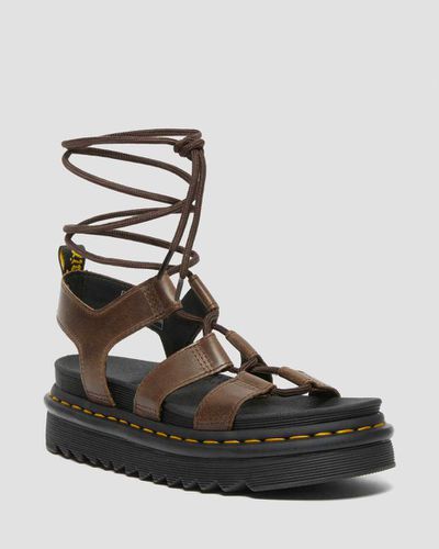 Damen Nartilla Illusion Leder Gladiator Sandalen in , Größe: 36 - Dr. martens - Modalova