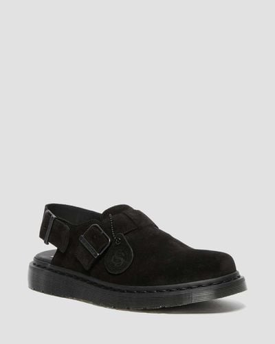 Herren Jorge Made In England Wildleder Slingback Slip-ons, Sandalen in , Größe: 44 - Dr. martens - Modalova