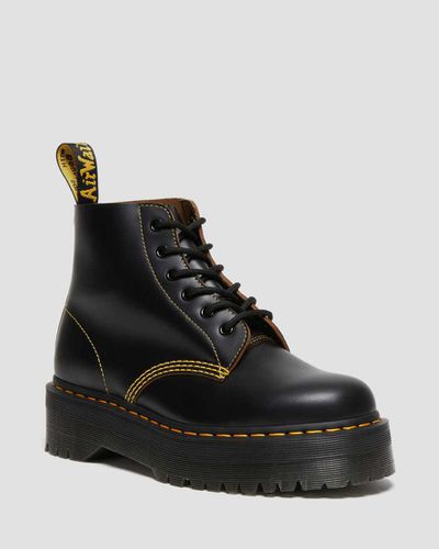 Herren 101 Quad Vintage Glattleder Plateau Stiefeletten in , Größe: 36 - Dr. martens - Modalova