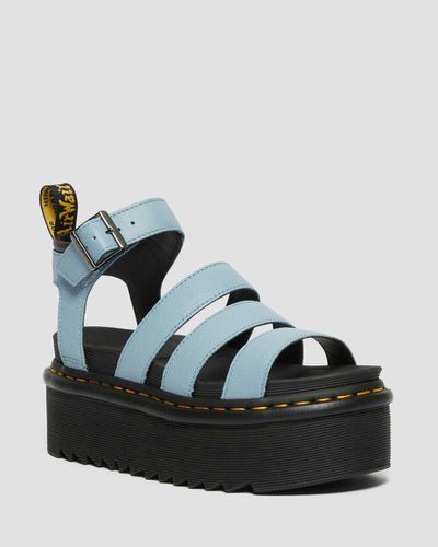 Damen Blaire Quad Pisa Leder Plateau Riemensandalen in , Größe: 41 - Dr. martens - Modalova