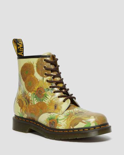 The National Gallery 1460 Sonnenblumen Lederstiefel in , Größe: 41 - Dr. martens - Modalova