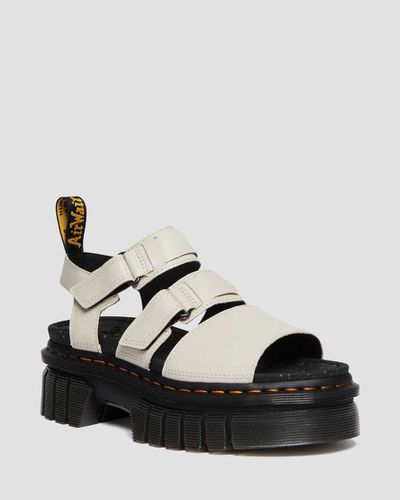 Damen Ricki Nappa Lux Leder Plateausandalen Mit 3 Riemen in /, Größe: 37 - Dr. martens - Modalova