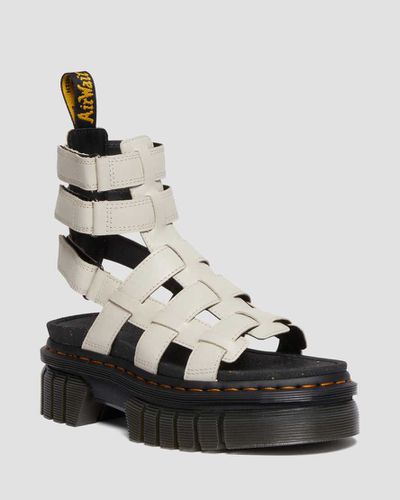 Damen Ricki Nappa Lux Leder Gladiator Plateausandalen in /, Größe: 43 - Dr. martens - Modalova