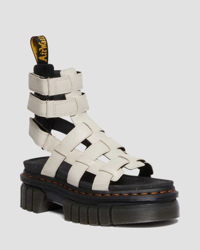 Sandales Plateformes Montantes Ricki en Cuir Nappa Lux en /, Taille: 38 - Dr. martens - Modalova